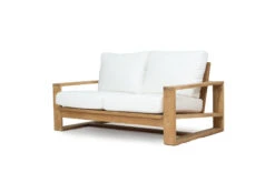 Double Island Outdoor Sofa – 2 Seater (Canvas Natural, Cast Slate Or Cast Silver Upholstery)