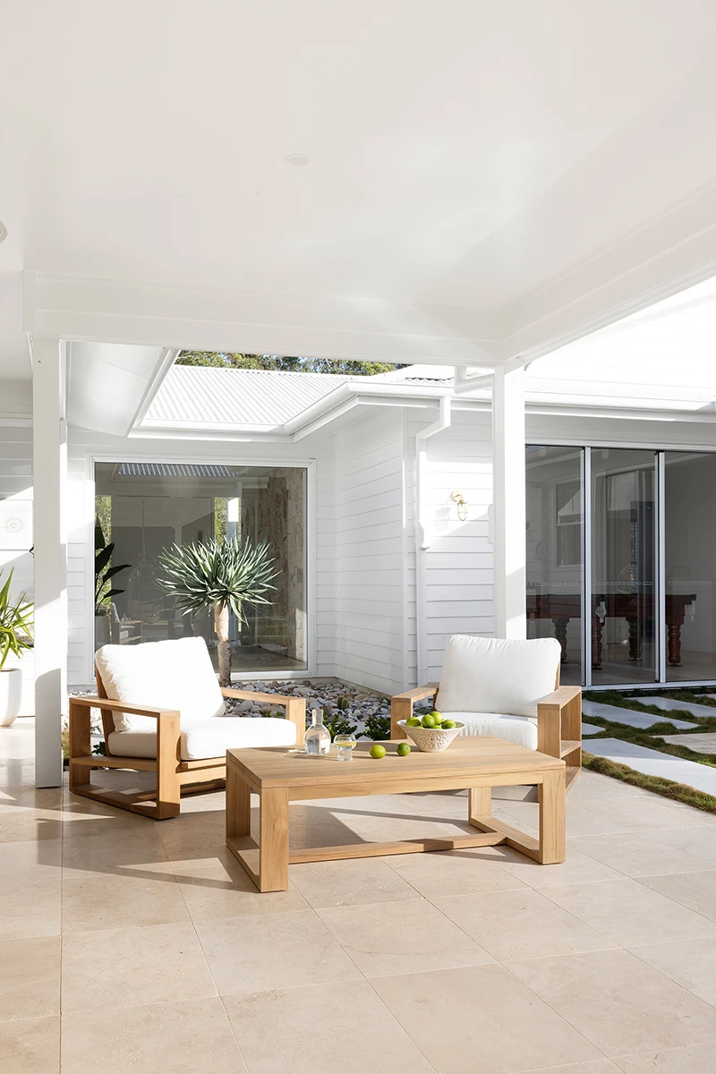 Double Island Outdoor Sofa – 1 Seater – (Canvas Natural, Cast Slate Or Cast Silver Upholstery) 4 Double Island Outdoor Sofa – 1 Seater – (Canvas Natural, Cast Slate Or Cast Silver Upholstery) - Image 2