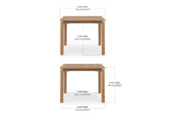 Esperance Outdoor Table – 1m -Abide Interiors Esperance 100cm Dining 4