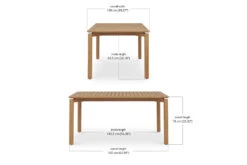 Esperance Outdoor Table – 1.6m -Abide Interiors Esperance 160cm Dining 4