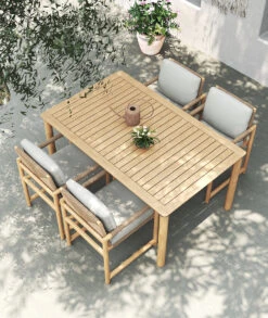 Esperance Outdoor Table – 1.6m -Abide Interiors Esperance 160cm Dining 7