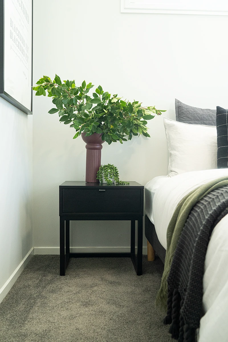 Flynn Bedside Table – Black 4 Flynn Bedside Table – Black - Image 2