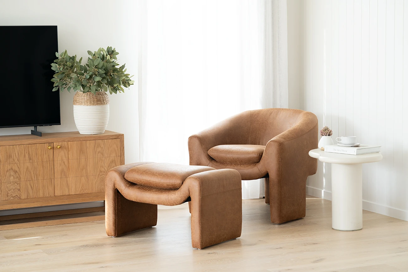 Freja Armchair – Cognac Leather 13 Freja Armchair – Cognac Leather - Image 11