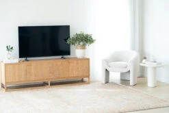 Lisette Entertainment Unit – Four Door -Abide Interiors Freja Armchair Ivory Lisette Ent Styled 1 1