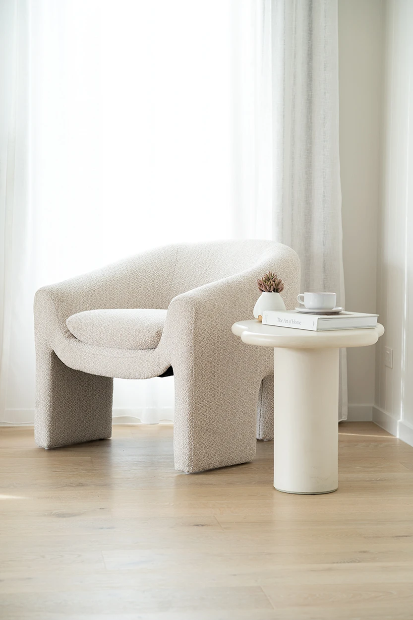 Freja Armchair – Ivory 4 Freja Armchair – Ivory - Image 2