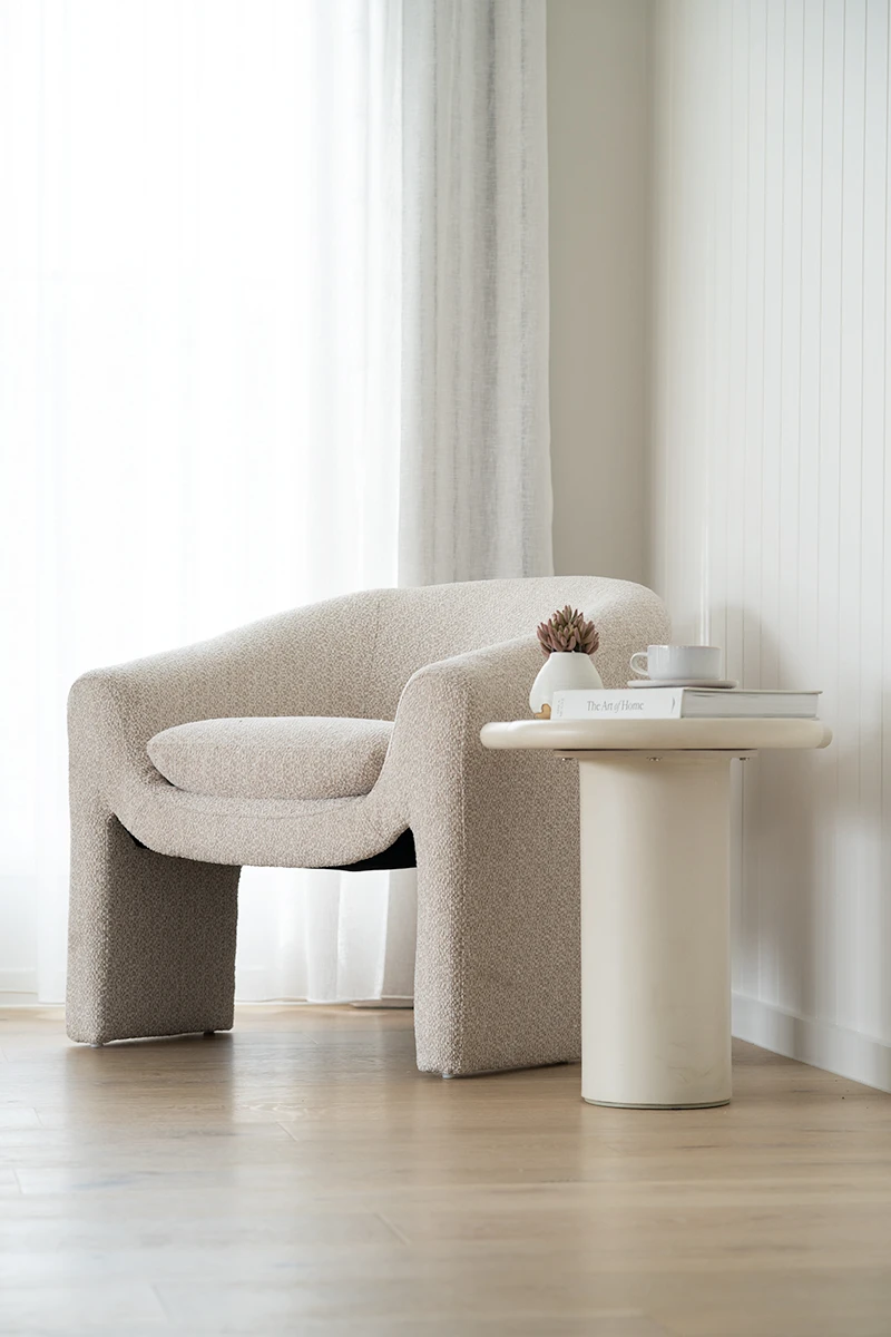 Freja Armchair – Ivory 14 Freja Armchair – Ivory - Image 12