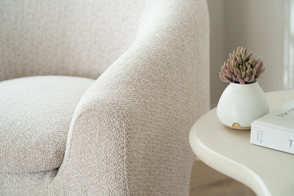 Freja Armchair – Ivory 15 Freja Armchair – Ivory - Image 13