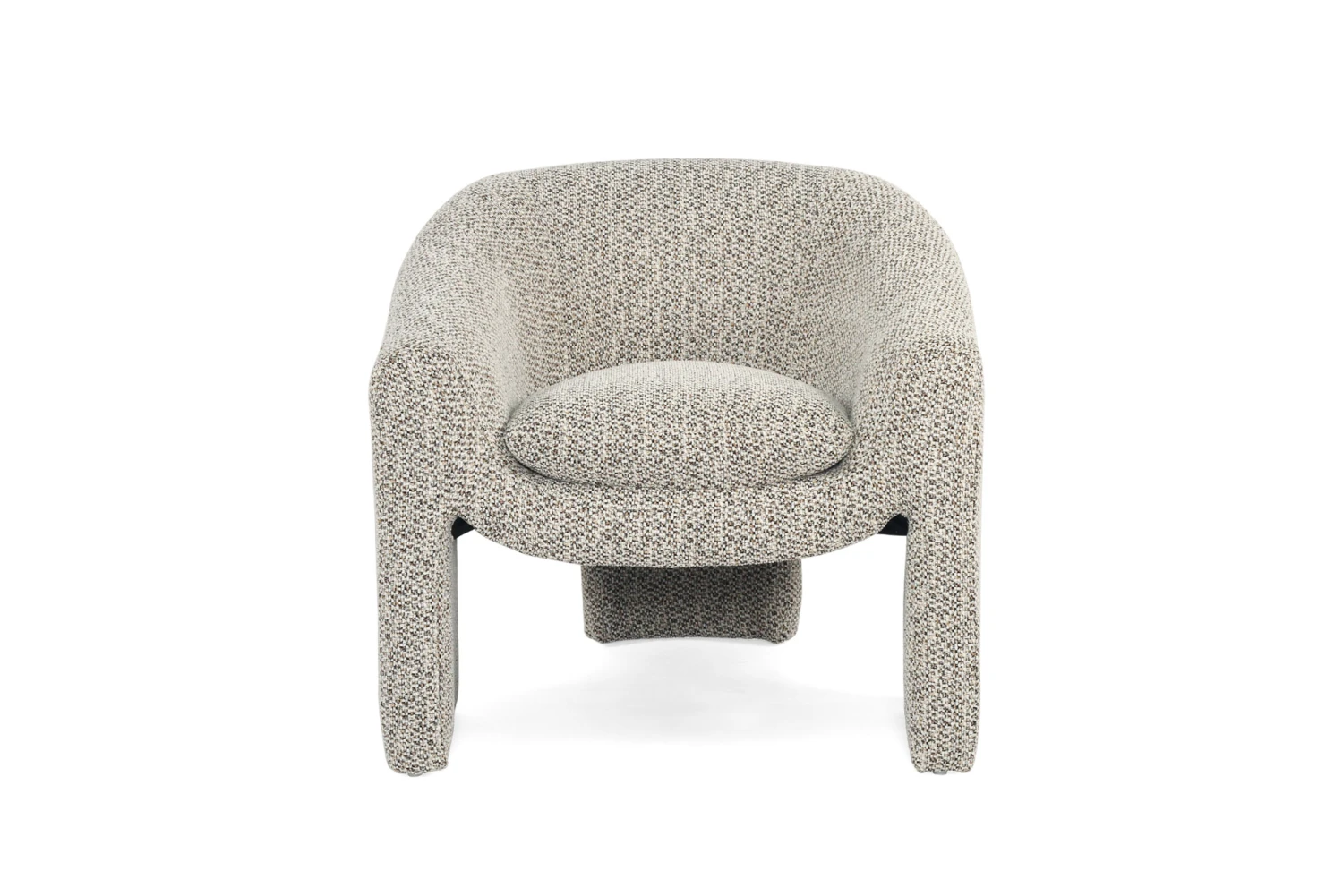 Freja Armchair – Mottled Taupe 6 Freja Armchair – Mottled Taupe - Image 4