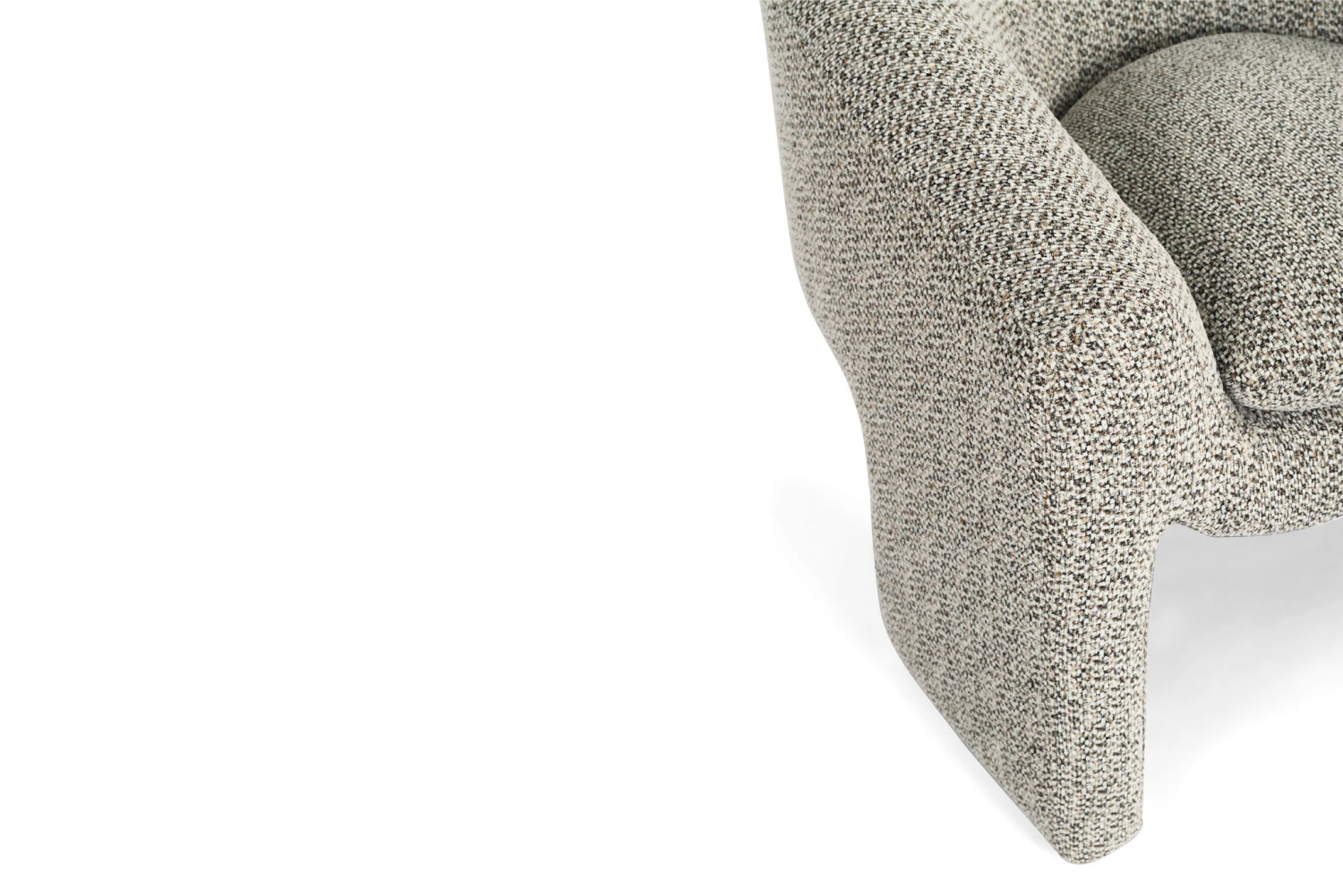 Freja Armchair – Mottled Taupe 10 Freja Armchair – Mottled Taupe - Image 8