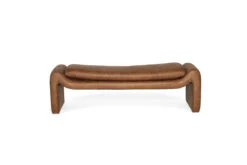 Freja Bench – Cognac Leather -Abide Interiors Freja Bench Cognac 2 1
