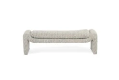 Freja Bench – Mottled Taupe -Abide Interiors Freja Bench Taupe 2 1