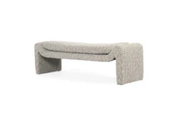 Freja Bench – Mottled Taupe -Abide Interiors Freja Bench Taupe 3 1
