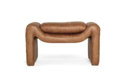 Freja Ottoman – Cognac Leather