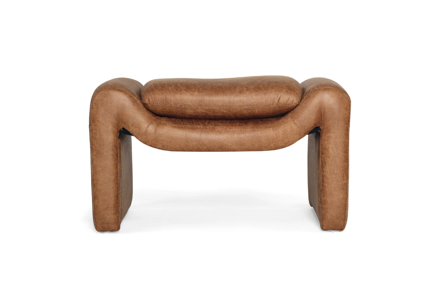 Freja Ottoman – Cognac Leather 3 Freja Ottoman – Cognac Leather