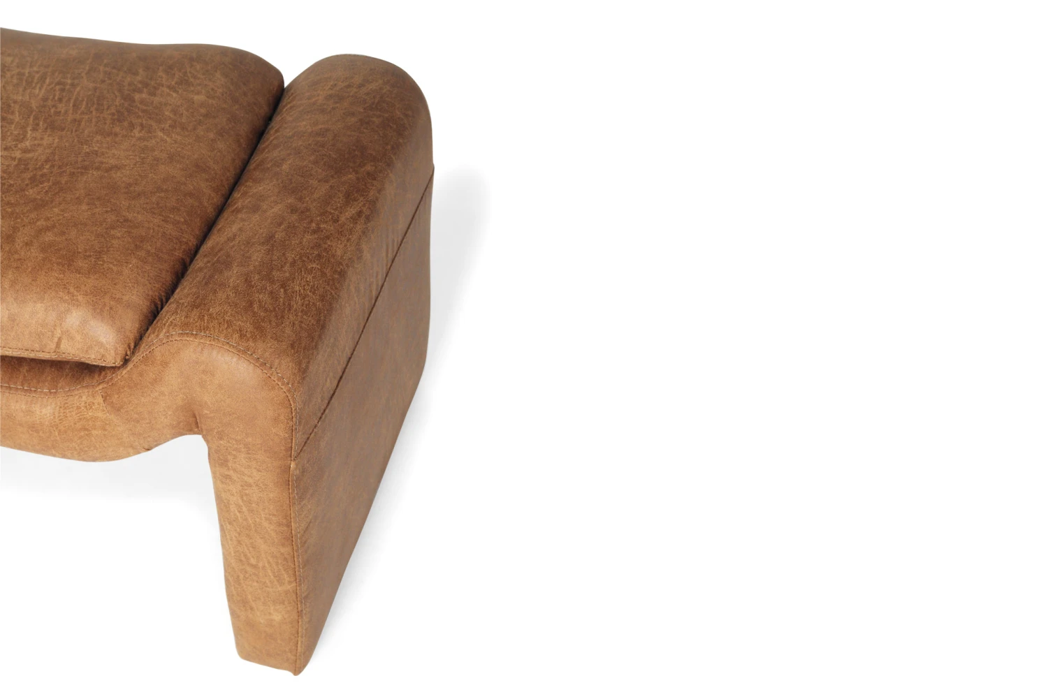 Freja Ottoman – Cognac Leather 9 Freja Ottoman – Cognac Leather - Image 7