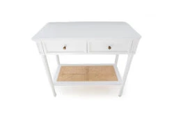 Hamilton Cane Console Table – White – 100cm 12 Hamilton Cane Console Table – White – 100cm -Abide Interiors Hamilton 100cm White 2