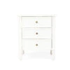 Hamilton Bedside Table – 3 Drawer – White 2 Hamilton Bedside Table – 3 Drawer – White -Abide Interiors Hamilton 3 drawer Bedside White 1 1