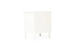 Hamilton Bedside Table – 3 Drawer – White -Abide Interiors Hamilton 3 drawer Bedside White 6