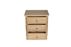 Hamilton Bedside Table – 3 Drawer – Weathered Oak 24 Hamilton Bedside Table – 3 Drawer – Weathered Oak -Abide Interiors Hamilton Bedside 3Drawer WO 7
