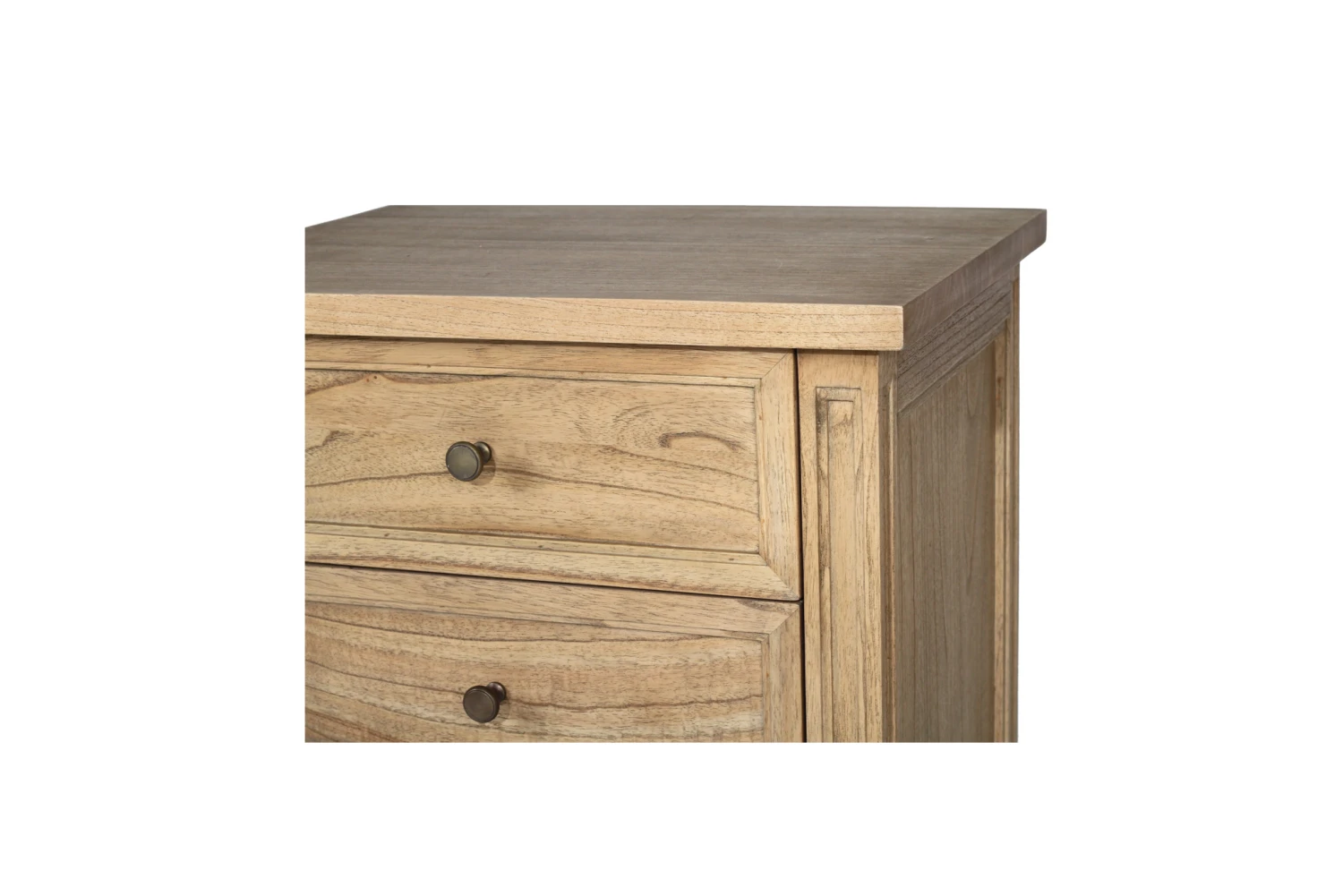 Hamilton Bedside Table – 3 Drawer – Weathered Oak 12 Hamilton Bedside Table – 3 Drawer – Weathered Oak - Image 10