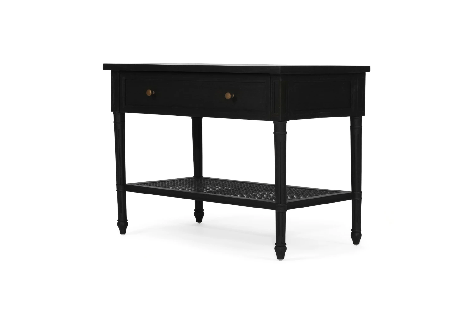 Hamilton Nightstand / Bedside – Black – 91cm 4 Hamilton Nightstand / Bedside – Black – 91cm - Image 2