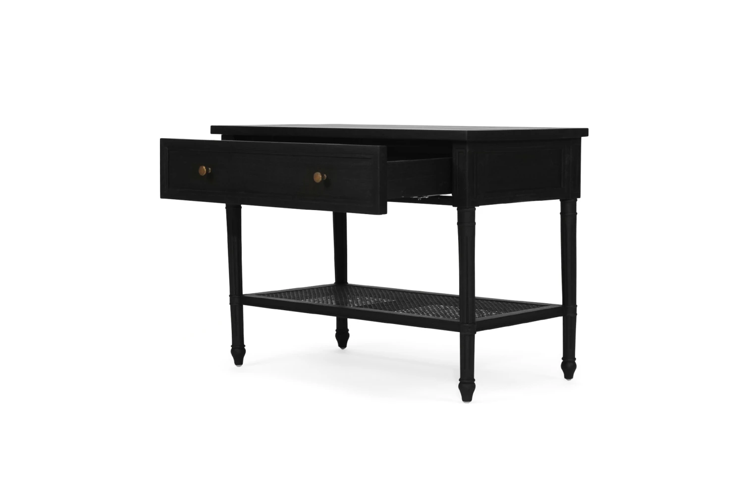 Hamilton Nightstand / Bedside – Black – 91cm 6 Hamilton Nightstand / Bedside – Black – 91cm - Image 4
