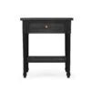 Hamilton Cane Bedside Table – Black -Abide Interiors Hamilton Bedside Black 57cm 1