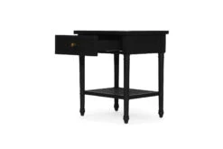 Hamilton Cane Bedside Table – Black -Abide Interiors Hamilton Bedside Black 57cm 5