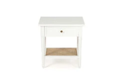 Hamilton Cane Bedside Table – White -Abide Interiors Hamilton Bedside Table White 2