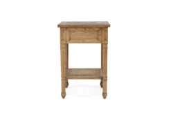 Hamilton Cane Bedside Table – Weathered Oak -Abide Interiors Hamilton Bedside WO 57cm 5