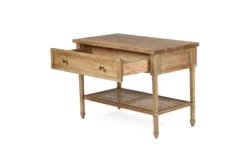 Hamilton Nightstand / Bedside – Weathered Oak – 91cm 16 Hamilton Nightstand / Bedside – Weathered Oak – 91cm -Abide Interiors Hamilton Bedside WO 91cm 4