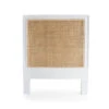 Hamilton Cane Bedhead – King Single Size – White -Abide Interiors Hamilton Cane Bed Head KS WH 1 1