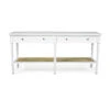 Hamilton Wide Console Table – White – 185cm -Abide Interiors Hamilton Console 185cm White 1