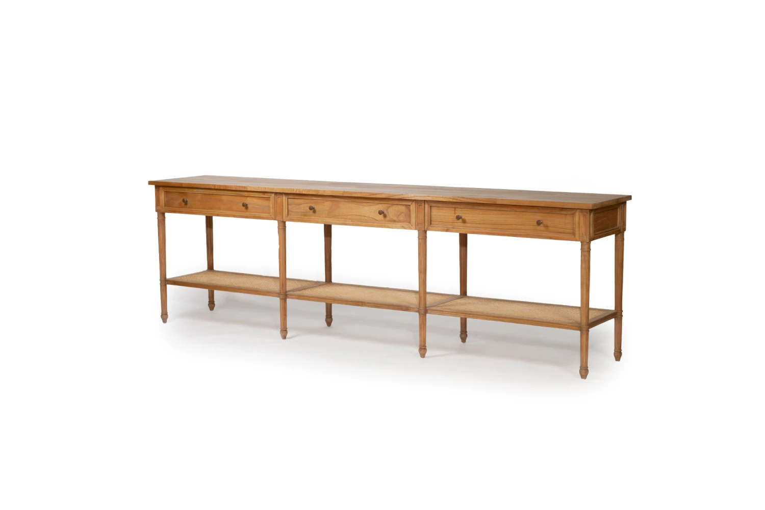 Hamilton Wide Console Table – Weathered Oak – 280cm 5 Hamilton Wide Console Table – Weathered Oak – 280cm - Image 3
