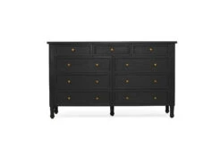 Hamilton Dresser – 9 Drawer – Black