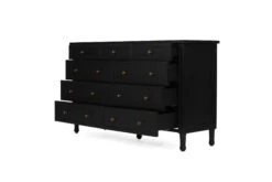Hamilton Dresser – 9 Drawer – Black 13 Hamilton Dresser – 9 Drawer – Black -Abide Interiors Hamilton Dresser 9Drawer Black 4