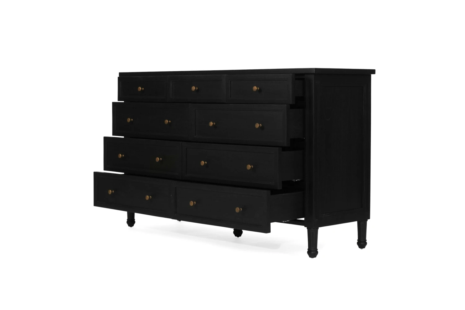 Hamilton Dresser – 9 Drawer – Black 6 Hamilton Dresser – 9 Drawer – Black - Image 4