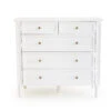 Hamilton Dresser – White – 5 Drawer -Abide Interiors Hamilton Dresser Five Drawer White 1
