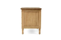 Hamilton Bedside Table/ Nightstand – 3 Drawer – Weathered Oak – 91cm -Abide Interiors Hamilton Nightstand 91cm WO 3DR 5