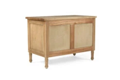 Hamilton Bedside Table/ Nightstand – 3 Drawer – Weathered Oak – 91cm -Abide Interiors Hamilton Nightstand 91cm WO 3DR 6