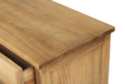 Hamilton Bedside Table/ Nightstand – 3 Drawer – Weathered Oak – 91cm -Abide Interiors Hamilton Nightstand 91cm WO 3DR 9