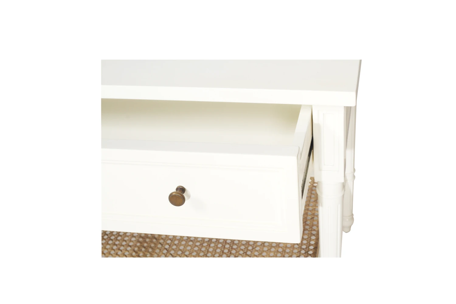 Hamilton Cane Nightstand / Bedside – White 12 Hamilton Cane Nightstand / Bedside – White - Image 10