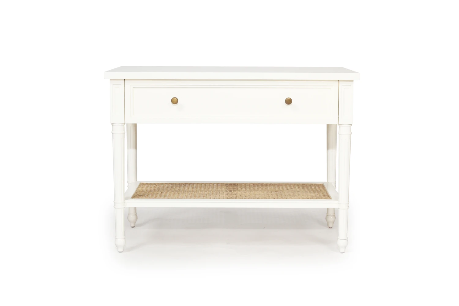 Hamilton Cane Nightstand / Bedside – White 3 Hamilton Cane Nightstand / Bedside – White
