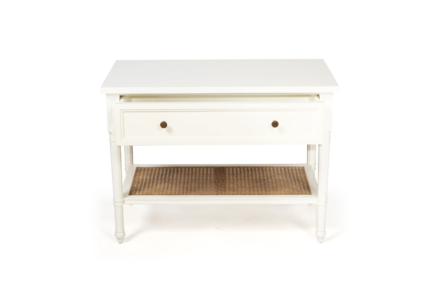 Hamilton Cane Nightstand / Bedside – White 10 Hamilton Cane Nightstand / Bedside – White - Image 8