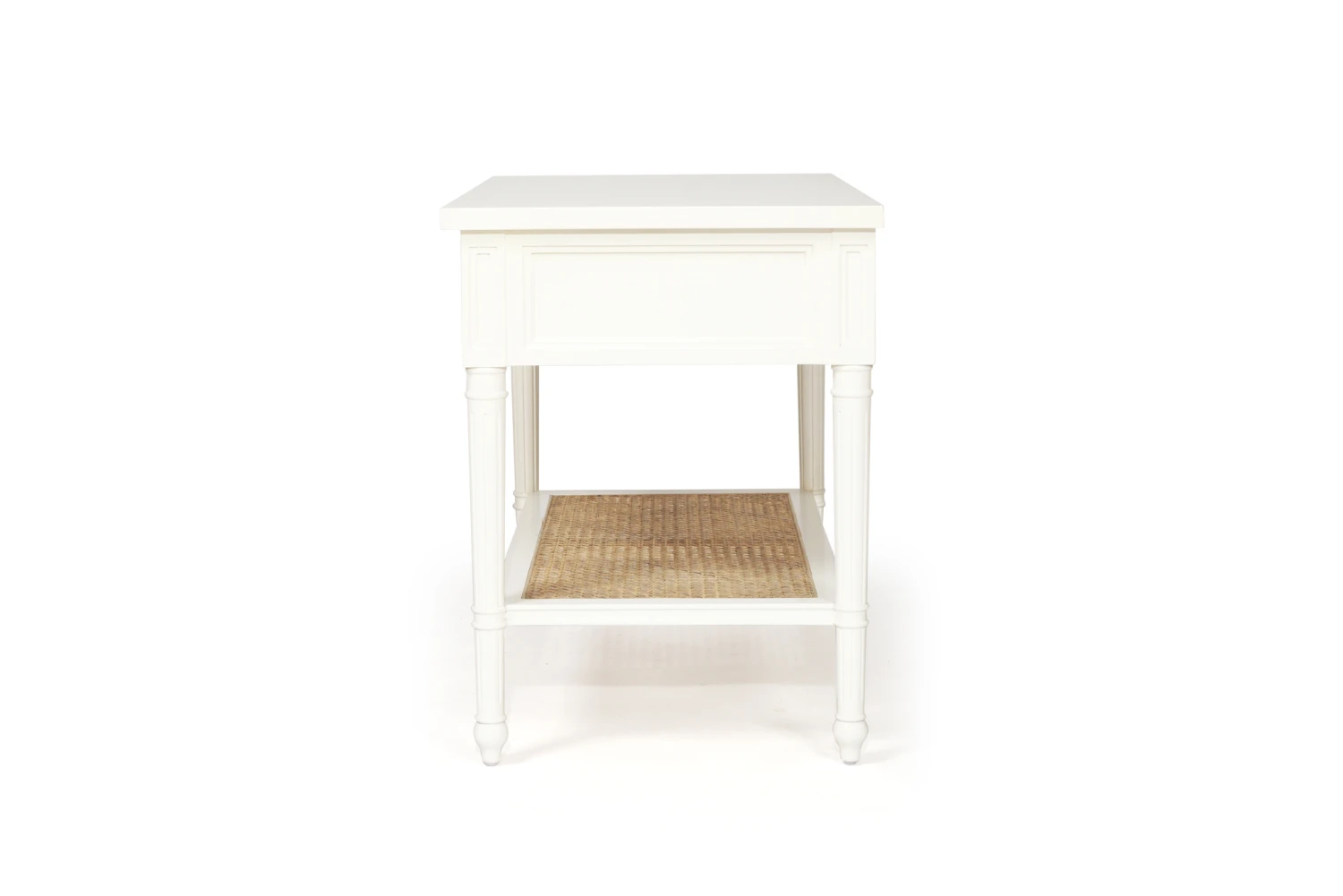 Hamilton Cane Nightstand / Bedside – White 6 Hamilton Cane Nightstand / Bedside – White - Image 4