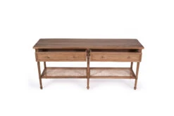 Hamilton Wide Console Table – Weathered Oak – 185cm 12 Hamilton Wide Console Table – Weathered Oak – 185cm -Abide Interiors Hamilton Two Drawer Console Table Natural.3