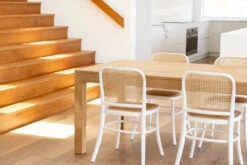 Hoffman Stacking Chair – White 37 Hoffman Stacking Chair – White -Abide Interiors Hoffman Stacking Chair Styled 8