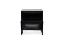 Hunter Bedside Table – Black -Abide Interiors Hunter Bedside Black 4 1