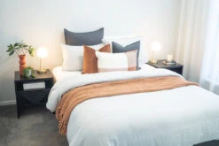 Hunter Bedside Table – Black -Abide Interiors Hunter Bedside Black Styled 1 web