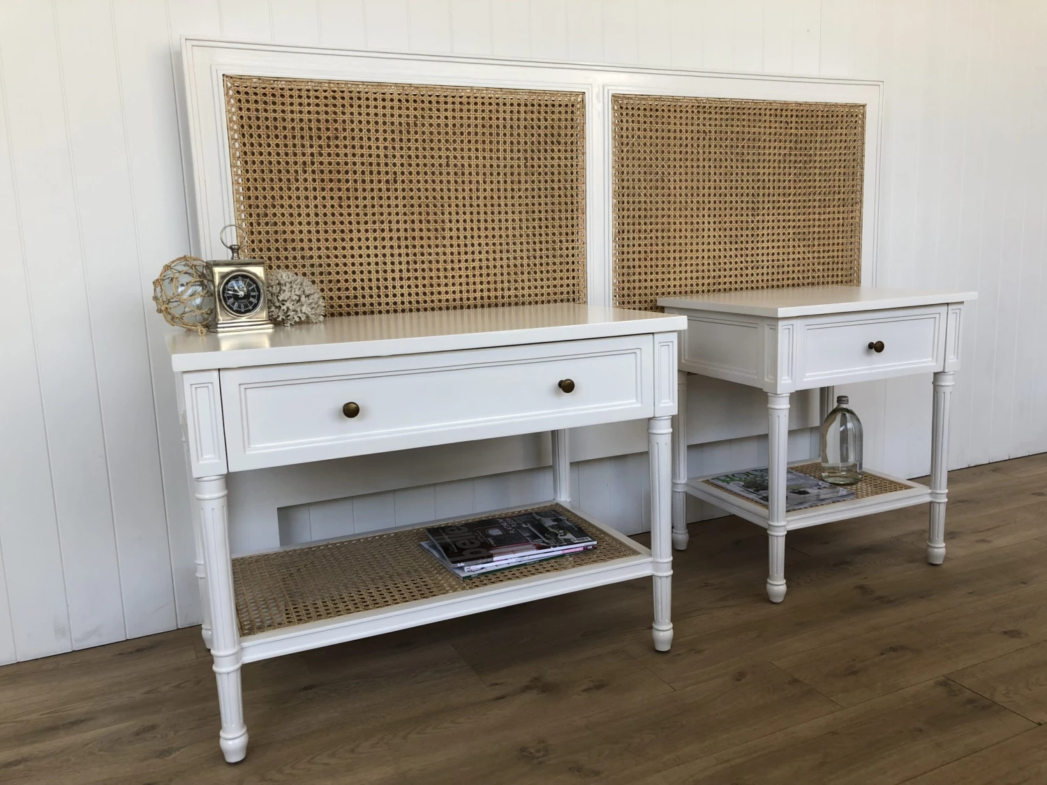 Hamilton Cane Bedhead – Queen Size – White 7 Hamilton Cane Bedhead – Queen Size – White - Image 6